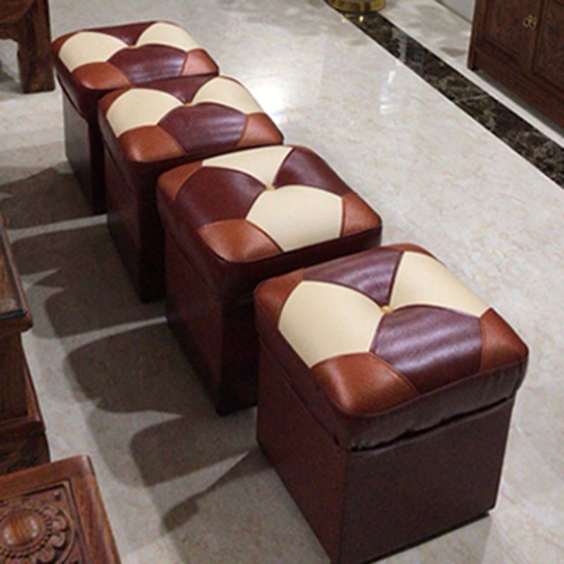 Modern Color Piece Standard Water Resistant Square Standard for Drawing Room Clearhalo 'furn' 'furn_ottomans_poufs' 'Furniture' 'Living Room Furniture' 'Ottomans & Poufs' 'ottomans_poufs' 1200x1200_8c0e49c3-b6ed-4e0e-b2e2-69628e0143a0