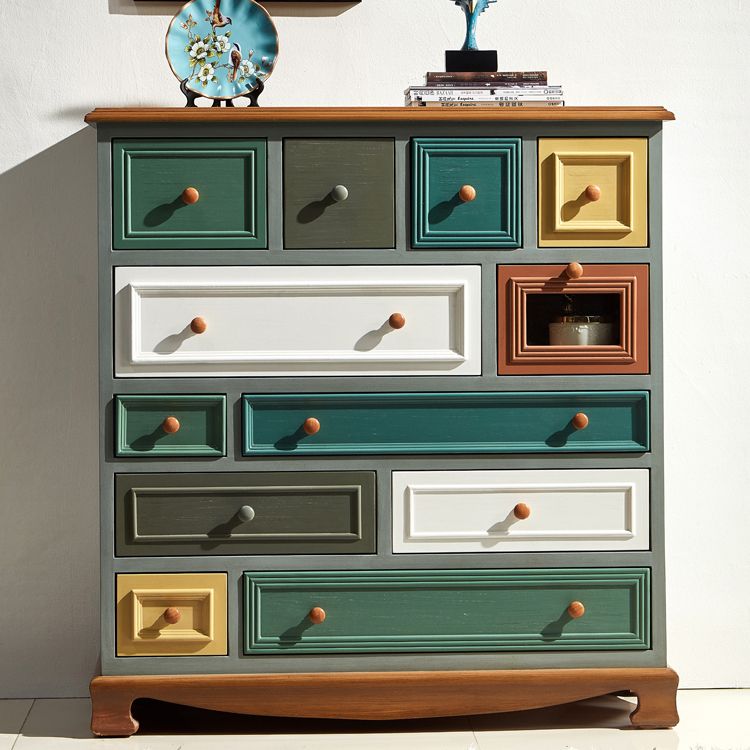 Bedroom Wooden Storage Chest Retro Storage Chest Dresser with Multi Drawers Clearhalo 'Bedroom Furniture' 'Dressers & Chests' 'dressers_chests' 'furn' 'furn_dressers_chests' 'Furniture' 1200x1200_8c0e8be1-41eb-4801-a1d1-844e7c57c643