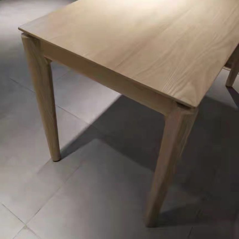 Table à manger en bois de bois rectangle