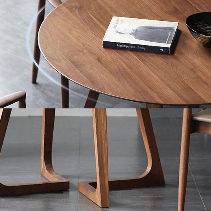 Round Double Pedestal Dinette Table Pine Solid Wood Dining Room Furniture Clearhalo ' dining_table' 'Dining Tables & Seating' 'Dining Tables' 'furn' 'furn_dining_table' 'Furniture' 'furniture_dining_table' 'Kitchen & Dining Furniture' 'kitchen&dining_furn' 'kitchen' 'kitchen_dining_table' 1200x1200_8c16516a-304d-4ffa-830c-8fce76ef23f4