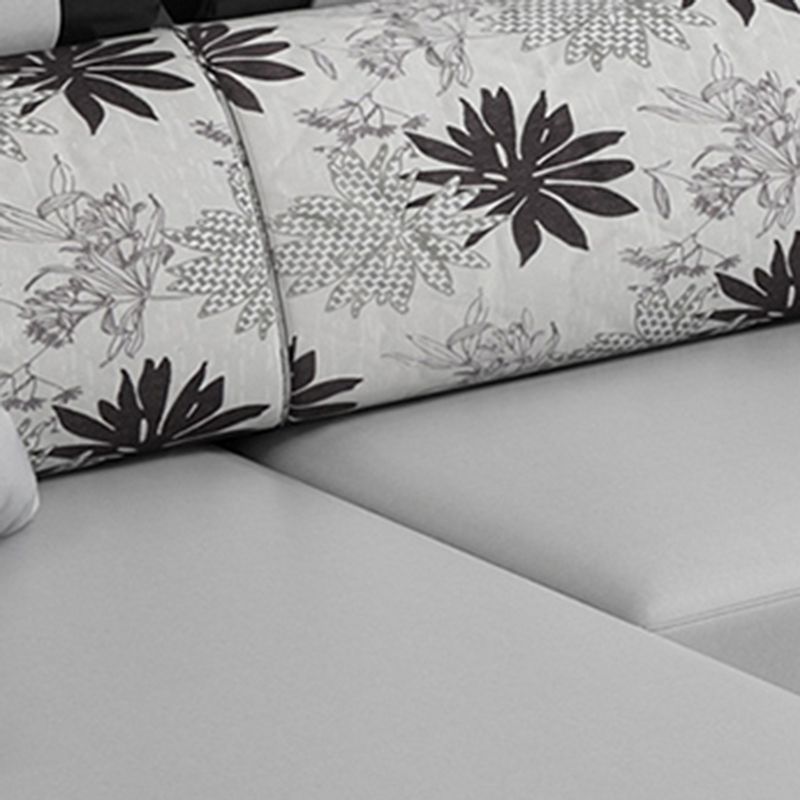 110.23 "l Moderne sectionele vlekbestendige faux lederen sectioneel