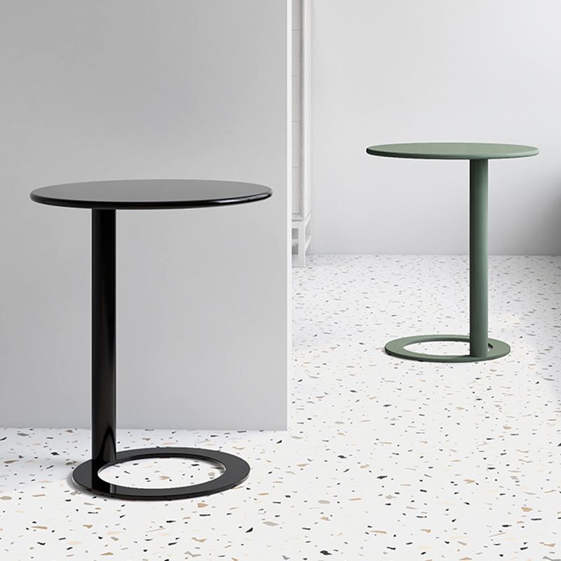 26" Tall Metal End Table Round Modern Pedestal Accent Side Table Clearhalo 'Coffee & Accent Tables' 'End & Side Tables' 'end_side_table' 'end_side_tables' 'furn' 'furn_end_side_tables' 'Furniture' 'furniture_end_side_table' 'Living Room Furniture' 1200x1200_8c1c9cde-23a3-4842-a33c-646ebcebc9dd