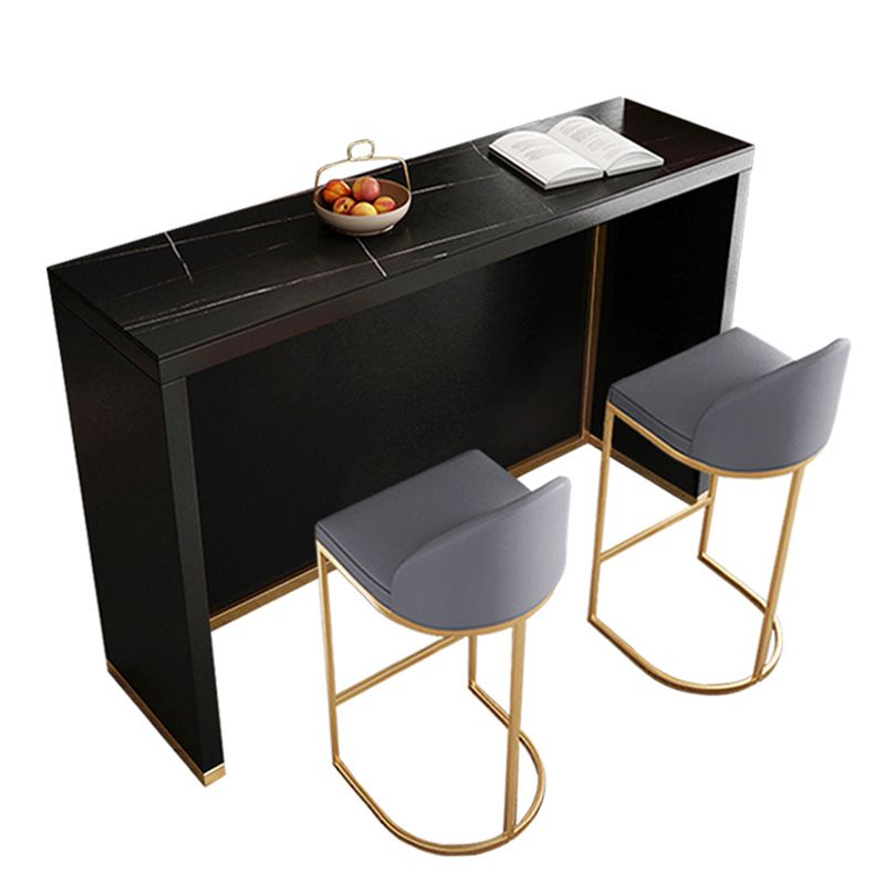 Modern Bistro Bar Table Rectangle Sintered Stone Bar Table for Living Room Clearhalo 'Bar Furniture' 'Bar Tables' 'bar_tables' 'furn' 'furn_bar_tables' 'Furniture' 'Kitchen & Dining Furniture' 1200x1200_8c1fc45a-9c7d-47e7-9f6e-d8ea95df6591