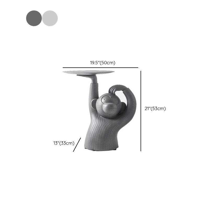 12" Wide Pedestal Round Metal Single Tray Top Coffee Cocktail Table Clearhalo 'Coffee & Accent Tables' 'Coffee Tables' 'coffee_tables' 'furn' 'furn_coffee_tables' 'Furniture' 'Living Room Furniture' 1200x1200_8c210469-1fe3-40db-ac87-76f3166251a0