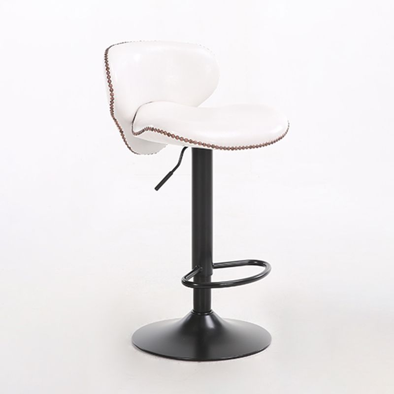 Modern Liftable Bar-stool PU Leather Counter Bar Stool with Metal Legs for Bristol Clearhalo 'Bar Furniture' 'Bar Stools' 'bar_stools' 'furn' 'furn_bar_stools' 'Furniture' 'furniture_bar_stools' 'Kitchen & Dining Furniture' 1200x1200_8c213bac-21da-4839-b607-6e202f325322