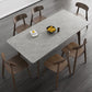Mid-Century Modern Dining Table Rectangle Sintered Stone Dining Table with Wood Base Clearhalo ' dining_table' 'Dining Tables & Seating' 'Dining Tables' 'furn' 'furn_dining_table' 'Furniture' 'furniture_dining_table' 'Kitchen & Dining Furniture' 'kitchen&dining_furn' 'kitchen' 'kitchen_dining_table' 1200x1200_8c2365e2-4959-46a5-ac3c-64158a680da6