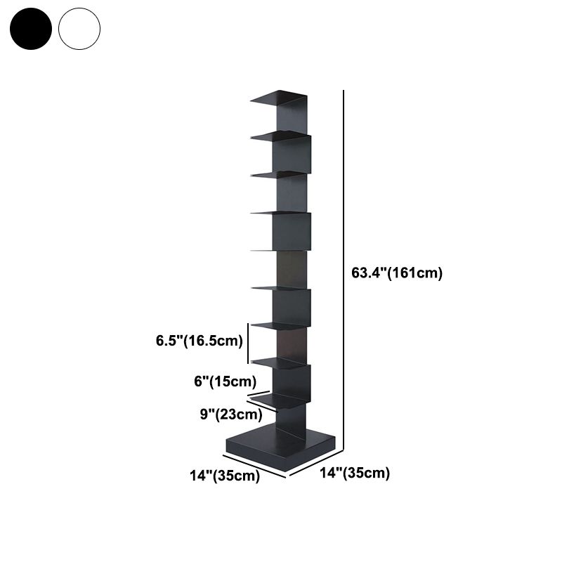 Closed Back Bookshelf Contemporary Style Invisible Bookcase for Study Room Clearhalo 'Bookcases' 'furn' 'furn_bookcases' 'Furniture' 'furniture_bookcases' 'Office Furniture' 1200x1200_8c241e98-3c05-49ad-9661-1b1f7c99e3d4