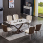 Metal Traditional Luxury Rectangle Table White Sintered Stone Table with Pedestal Base Clearhalo ' dining_table' 'Dining Tables & Seating' 'Dining Tables' 'furn' 'furn_dining_table' 'Furniture' 'furniture_dining_table' 'Kitchen & Dining Furniture' 'kitchen&dining_furn' 'kitchen' 'kitchen_dining_table' 1200x1200_8c25593e-cf28-4fda-9435-491e14939324
