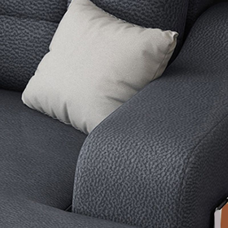 110.23" L Modern Sectional Square Arm Sectional with Storage