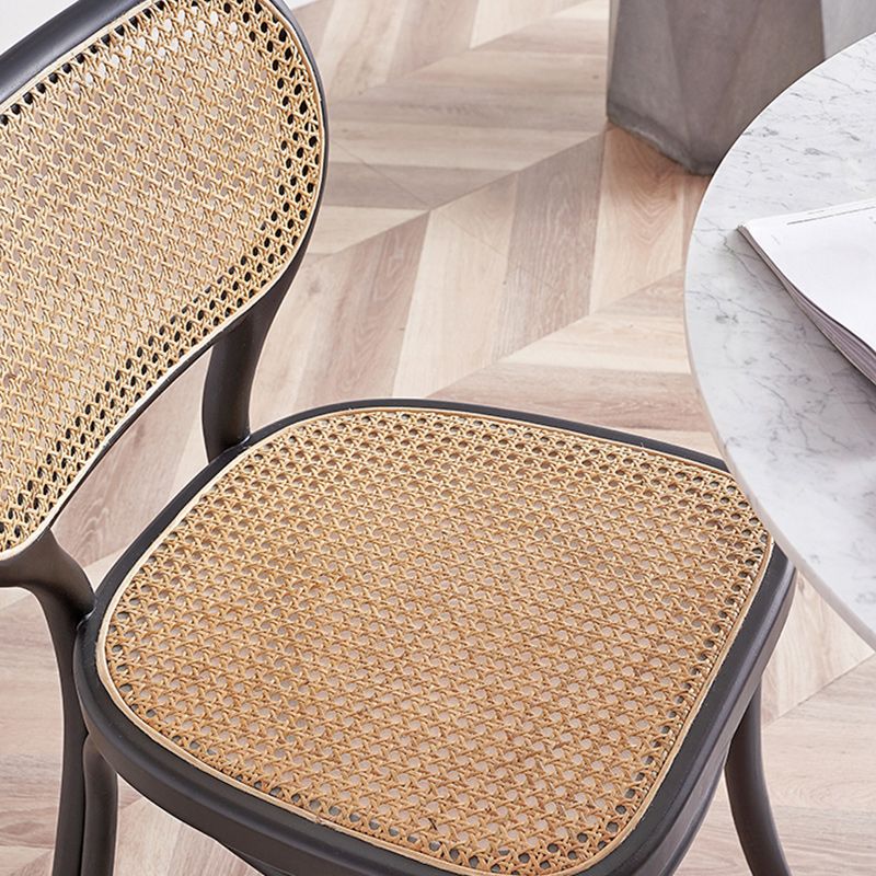 Traditionele stoelen zonder houten dineren Open achterste achterstoel voor restaurantgebruik