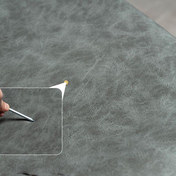 Taburete de barra de altura ajustable contemporánea de cuero PU