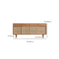 Farmhouse Storage Sideboard Home Wooden Side Board with Sliding Door Clearhalo 'buffet_sideboard' 'Buffets & Sideboards' 'furn' 'furn_buffet_sideboard' 'Furniture' 'Kitchen & Dining Furniture' 1200x1200_8c2a42cb-c562-4797-864d-fd7404ef4317