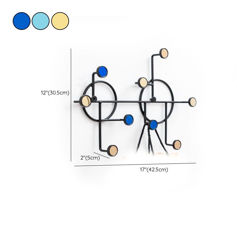 Moderner Stil Minimalistischer Kleiderbügel Heimwand Hängende Metallbedeckung Rack