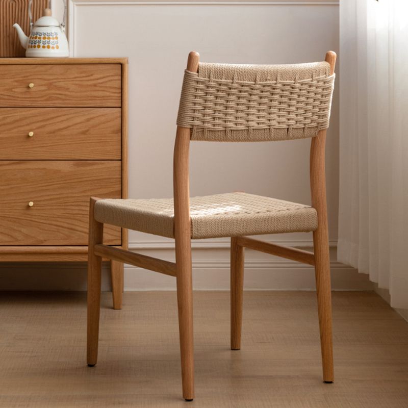 Sillas de comedor modernas de madera de madera abierta (juego de 1/2/4/6/8)