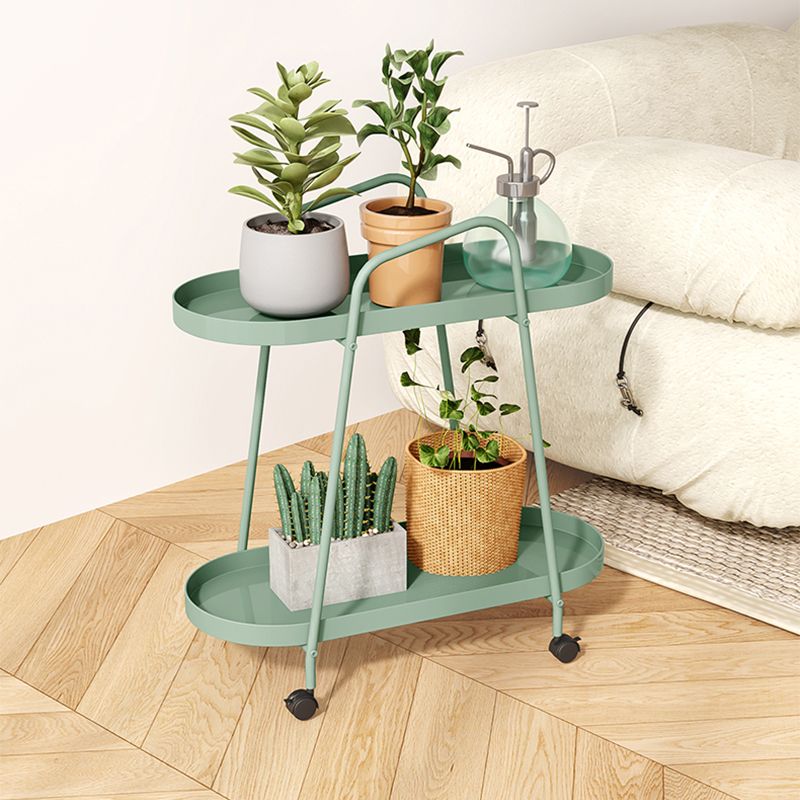 25.19" Tall Metal Side Table Oval 4 Legs Sofa Side Accent Table Clearhalo 'Coffee & Accent Tables' 'End & Side Tables' 'end_side_tables' 'furn' 'furn_end_side_tables' 'Furniture' 'Living Room Furniture' 1200x1200_8c30baa4-d9d8-46ee-b93c-7e69d7b9efd8