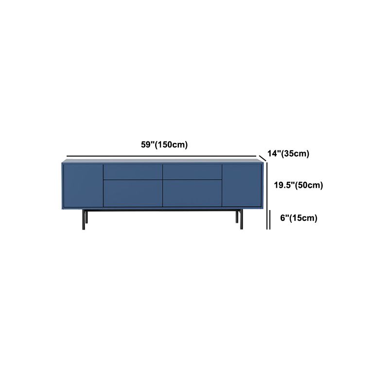 Wooden Enclosed Storage TV Console Industrial Home TV Stand with Splayed Legs Clearhalo 'furn' 'furn_tv_stands_entertainment_centers' 'Furniture' 'Living Room Furniture' 'TV Stands & Entertainment Centers' 'TV Stands & Media Storage Furniture' 'tv_stands_entertainment_centers' 1200x1200_8c31d182-12c9-4da3-95df-cdde4db1c0cb