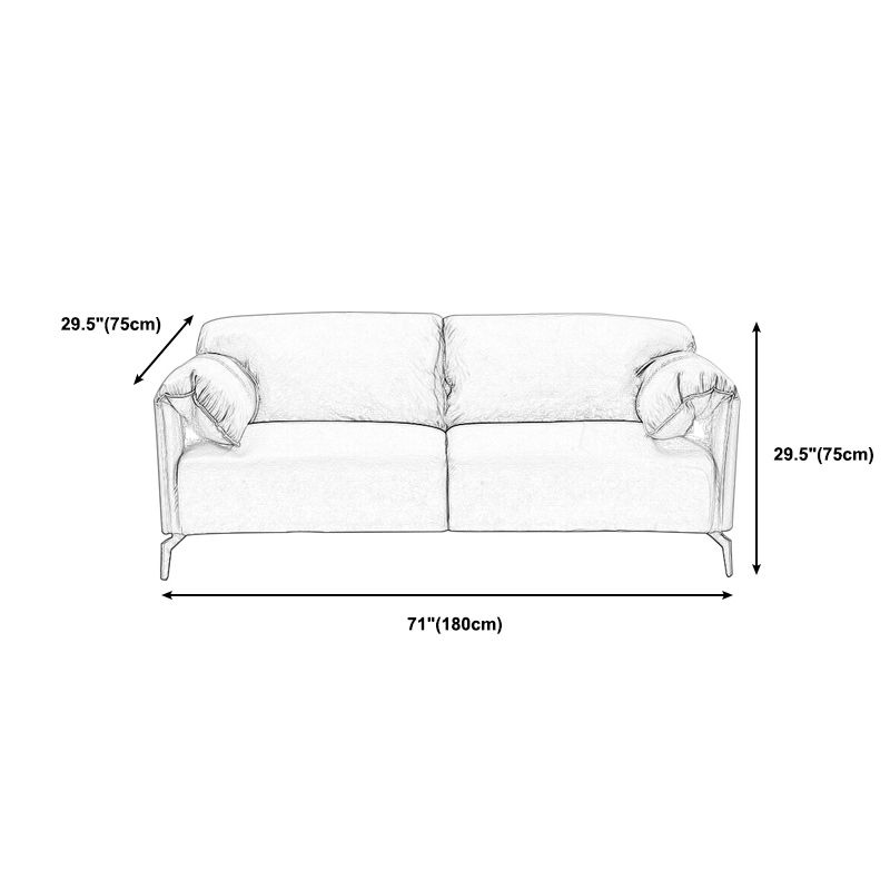 29.52 "Sofá de manchas de manchas para almohadas de almohada de cuero sintética para sala de estar