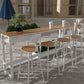 Rectangle Pub Height Dining Table Contemporary Bar Dining Table Clearhalo 'Bar Furniture' 'Bar Tables' 'bar_tables' 'furn' 'furn_bar_tables' 'Furniture' 'Kitchen & Dining Furniture' 1200x1200_8c33923a-d1c5-430d-86a1-8b2e94942a9b