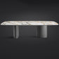 Metal Traditional Luxury Rectangular Dining Table Sintered Stone Table with Metal Legs Clearhalo ' dining_table' 'Dining Tables & Seating' 'Dining Tables' 'furn' 'furn_dining_table' 'Furniture' 'furniture_dining_table' 'Kitchen & Dining Furniture' 'kitchen&dining_furn' 'kitchen' 'kitchen_dining_table' 1200x1200_8c34c16e-5b9d-4244-b4ea-e0fb6d3ad143