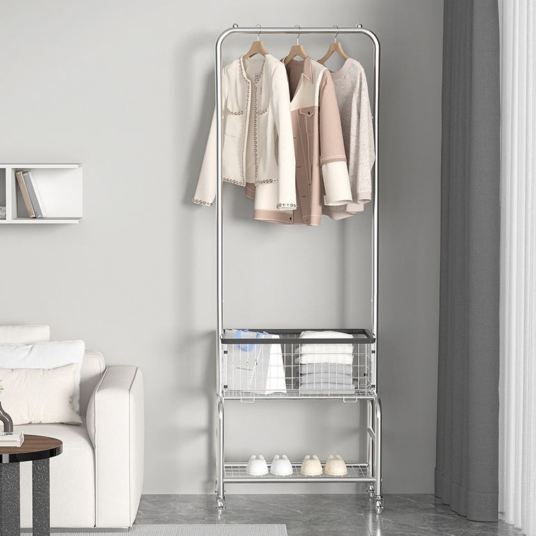 Glam metallico gancio cappotto mobile a piedi per camera da letto