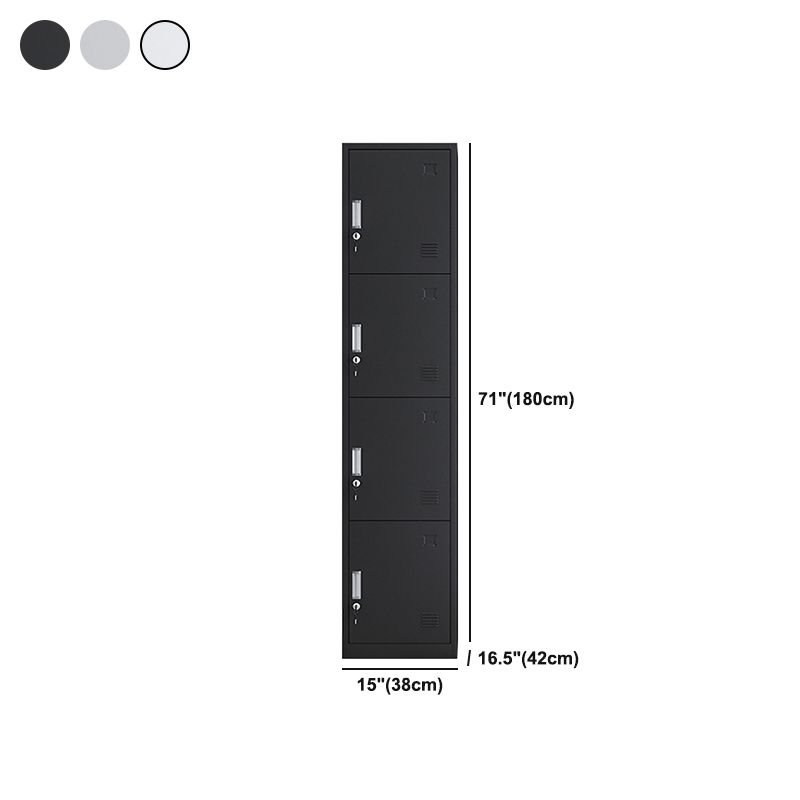Eigentijdse metalen garderobe kast scharnierende garderobe armoire voor thuis
