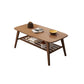 4 Legs Coffee Table Single Modern Oval Cocktail Table with Shelf Clearhalo 'Coffee & Accent Tables' 'Coffee Tables' 'coffee_tables' 'furn' 'furn_coffee_tables' 'Furniture' 'Living Room Furniture' 1200x1200_8c3937ec-e579-49c4-9688-ae5dab56b26a