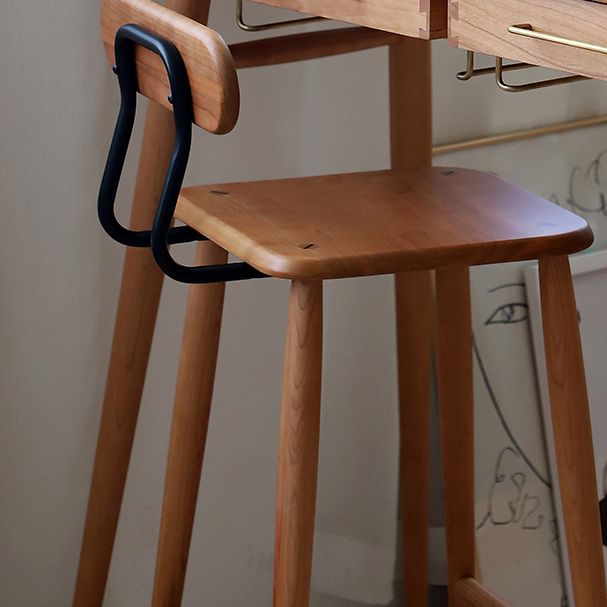 Controsoli in legno massiccio opaco moderni sgabelli da banco interno