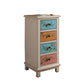 33" Tall 4 - Drawer Accent Chest, Wooden Rectangle Side Cabinet