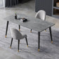 Metal Contemporary Rectangular Dining Table Sintered Stone Top Table with Black Legs Clearhalo ' dining_table' 'Dining Tables & Seating' 'Dining Tables' 'furn' 'furn_dining_table' 'Furniture' 'furniture_dining_table' 'Kitchen & Dining Furniture' 'kitchen&dining_furn' 'kitchen' 'kitchen_dining_table' 1200x1200_8c3b01c6-28b1-4a16-abbd-3b4612fa794f