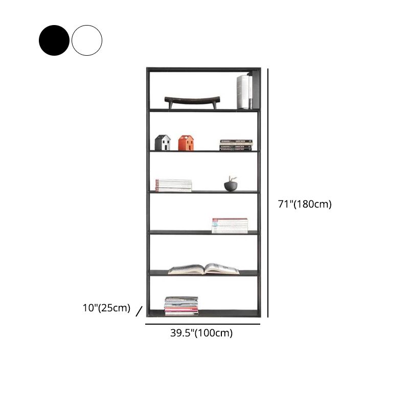 70.87"H Bookcase Open Back Contemporary Style Bookshelf for Home Office Clearhalo 'Bookcases' 'furn' 'furn_bookcases' 'Furniture' 'furniture_bookcases' 'Office Furniture' 1200x1200_8c3cc6fe-086c-4d42-9934-4a4004be6187