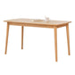 Contemporary Dining Table Rubberwood Rectangle Solid Wood 4 Legs Table for Home Clearhalo ' dining_table' 'Dining Tables & Seating' 'Dining Tables' 'furn' 'furn_dining_table' 'Furniture' 'furniture_dining_table' 'Kitchen & Dining Furniture' 'kitchen&dining_furn' 'kitchen' 'kitchen_dining_table' 1200x1200_8c3e9da8-84b6-4ec2-8d27-70204450e280