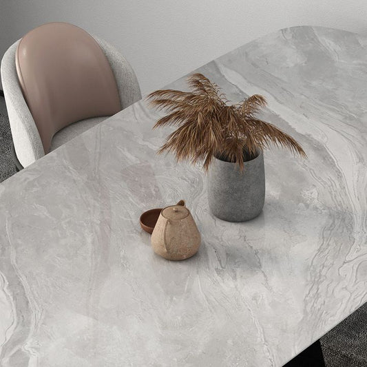 Modern Sintered Stone Dining Table Set 1/5/6/7 Pieces Dining Set for Home Use Clearhalo 'Dining Room Sets' 'Dining Tables & Seating' 'dining_room_set' 'furn' 'furn_dining_room_set' 'Furniture' 'furniture_dining_room_set' 'Kitchen & Dining Furniture' 1200x1200_8c3ff9d7-5cce-4074-8519-b34eb0fbb4a0