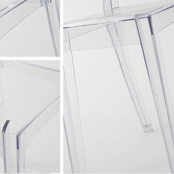 Contemporary Plastic Indoor Open Back Dining Side Chair of 21'' Wide Dining Chair Clearhalo ' kitchen&dining_furn' 'Dining Chairs' 'Dining Tables & Seating' 'dining_chair' 'furn' 'furn_dining_chair' 'Furniture' 'furniture_dining_chair' 'Kitchen & Dining Furniture' 'kitchen' 1200x1200_8c400782-d06b-46e2-b6e9-4e2d131ae04b