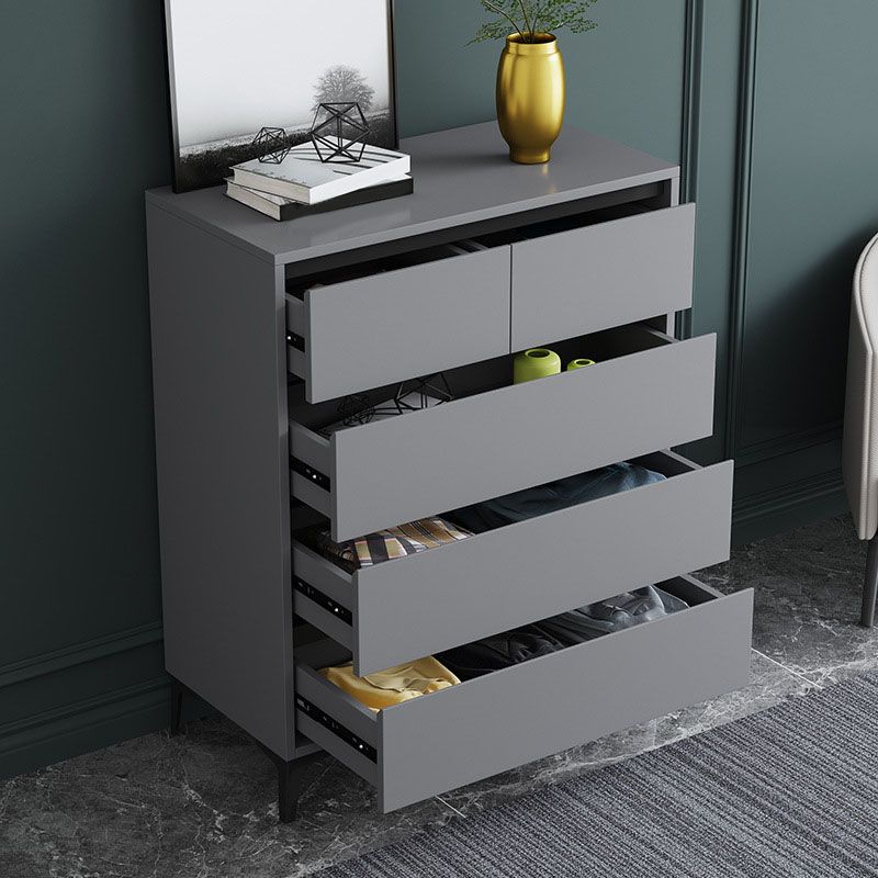 Modern Gray Storage Chest Soft-Close Drawers Wood Dresser for Bedroom Clearhalo 'Bedroom Furniture' 'Dressers & Chests' 'dressers_chests' 'furn' 'furn_dressers_chests' 'Furniture' 1200x1200_8c4047e6-2902-4daa-b121-656756f9f07e