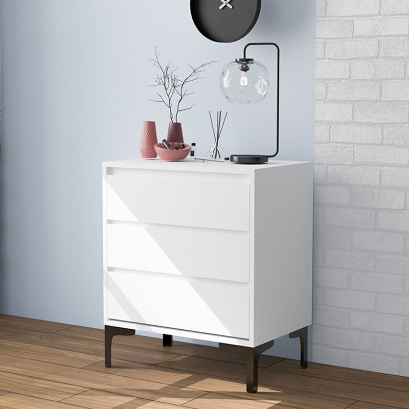 Modern 23.62" L Accent Chest with Drawers and Black Bracket Legs Clearhalo 'Cabinets & Chests' 'cabinets_chests' 'furn' 'furn_cabinets_chests' 'Furniture' 'Living Room Furniture' 1200x1200_8c451c94-40ed-4e96-be13-3ff7b09487e5