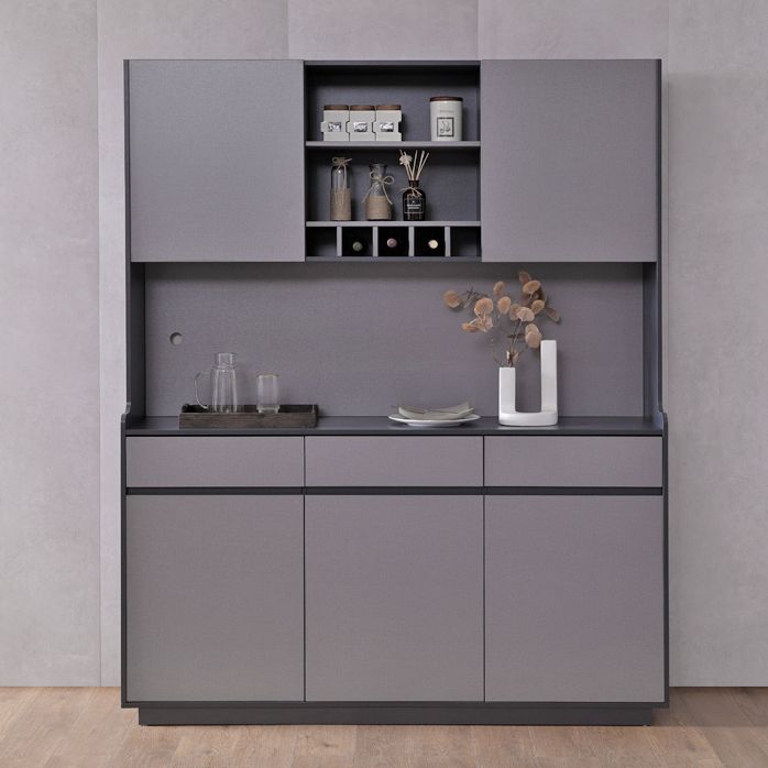 Artificial Wood Living Room Sideboard Cabinet Modern Credenza with Drawers and Storages Clearhalo 'buffet_sideboard' 'Buffets & Sideboards' 'furn' 'furn_buffet_sideboard' 'Furniture' 'Kitchen & Dining Furniture' 1200x1200_8c45a39d-c9ce-4f5c-a554-e8116b72aad9