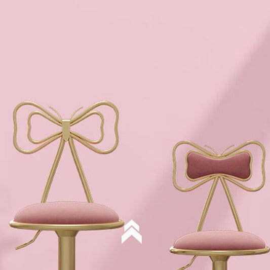 Glam Adjustable Swivel Barstool Matte Finish Velvet Home Stool Clearhalo 'Bar Furniture' 'Bar Stools' 'bar_stools' 'furn' 'furn_bar_stools' 'Furniture' 'furniture_bar_stools' 'Kitchen & Dining Furniture' 1200x1200_8c479f51-c2f0-4f9d-a006-654a26cd6939