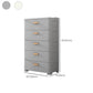 Plastic Matte Finish Non-Hanging Armoire Modern Storage Cabinet for Home