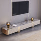 Glam TV Console Enclosed Storage Stone Media Console with Drawers for Living Room Clearhalo 'furn' 'furn_tv_stands_entertainment_centers' 'Furniture' 'Living Room Furniture' 'TV Stands & Entertainment Centers' 'TV Stands & Media Storage Furniture' 'tv_stands_entertainment_centers' 1200x1200_8c4aa82b-b896-4d30-9fa5-0d05f20d2ee2