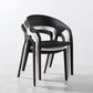 Modern Style Dining Chair Plastic Arm Chair with Plastic Legs for Kitchen
