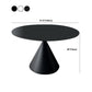 Contemporary Style Round Dining Table Steel Pedestal Base Table for Home Clearhalo 'Dining Tables & Seating' 'Dining Tables' 'dining_table' 'furn' 'furn_dining_table' 'Furniture' 'Kitchen & Dining Furniture' 1200x1200_8c4e8ccf-ac08-40f8-80f7-f9fdbb166b5f
