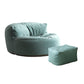 Velvet Armless Chaid 34.64 "L x 39.37" W x 18,89 "H CHAISE D'ACCINT pour le salon