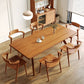 Modern 1/5/7 Pieces Dining Set Rectangle Pine Wood Dining Table for Dining Room Clearhalo 'Dining Room Sets' 'Dining Tables & Seating' 'dining_room_set' 'furn' 'furn_dining_room_set' 'Furniture' 'Kitchen & Dining Furniture' 1200x1200_8c4fbdef-ca02-4c5d-a549-d0565b5ef91b