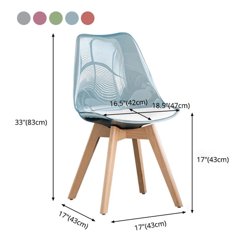 Scandinavian Style Leather Dining Chairs Solid Back Chairs with Wooden Legs Clearhalo ' kitchen&dining_furn' 'Dining Chairs' 'Dining Tables & Seating' 'dining_chair' 'Furniture' 'furniture_dining_chair' 'Kitchen & Dining Furniture' 'kitchen' 1200x1200_8c527ee1-724e-4699-aab9-71518aa5998d