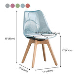 Scandinavian Style Leather Dining Chairs Solid Back Chairs with Wooden Legs Clearhalo ' kitchen&dining_furn' 'Dining Chairs' 'Dining Tables & Seating' 'dining_chair' 'Furniture' 'furniture_dining_chair' 'Kitchen & Dining Furniture' 'kitchen' 1200x1200_8c527ee1-724e-4699-aab9-71518aa5998d