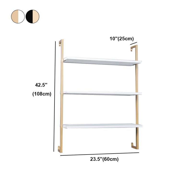 Contemporary Wall Unit Bookcase Metal Frame Pine Wood Shelf Bookshelf Clearhalo 'Bookcases' 'furn' 'furn_bookcases' 'Furniture' 'furniture_bookcases' 'Office Furniture' 1200x1200_8c555a89-a54e-4c75-8fee-01c60a6bc81c