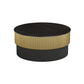 Piédestal glamour de table basse ronde en ardoise sans table basse simple pénible