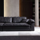 Living Room Contemporary Black Pillows Standard Stationary Sofa Chaise Clearhalo 'furn' 'furn_sofas' 'Furniture' 'furniture_sofas' 'kitchen' 'kitchen_sofas' 'Living Room Furniture' 'Sofa' 'sofas' 1200x1200_8c577e2c-c164-4e34-820e-a843c55825d1