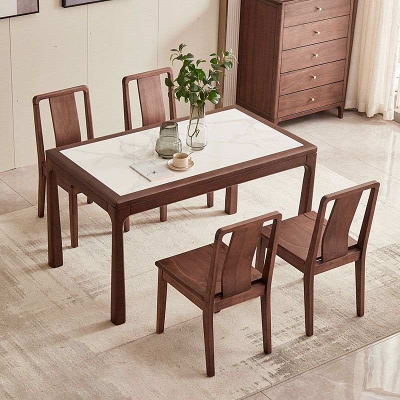 Sintered Stone Top Table Rectangle Dining Table for Dining Room Clearhalo 'Dining Tables & Seating' 'Dining Tables' 'dining_table' 'furn' 'furn_dining_table' 'Furniture' 'Kitchen & Dining Furniture' 1200x1200_8c58d192-0d9f-4729-b15c-0e07c49a8ec3