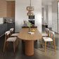 Modern Solid Wood Dining Table 3 Legs Dining Table for Home Use Clearhalo 'Dining Tables & Seating' 'Dining Tables' 'dining_table' 'furn' 'furn_dining_table' 'Furniture' 'furniture_dining_table' 'Kitchen & Dining Furniture' 'kitchen' 'kitchen_dining_table' 1200x1200_8c5998b8-aff1-4cf6-9ea9-5e945af34416